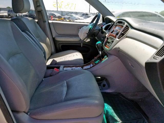 JTEDP21A360125269 - 2006 TOYOTA HIGHLANDER SILVER photo 5