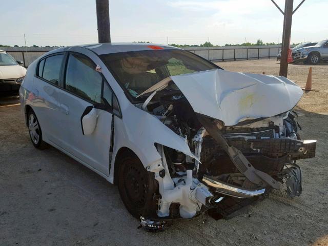 JHMZE2H50DS005390 - 2013 HONDA INSIGHT LX WHITE photo 1