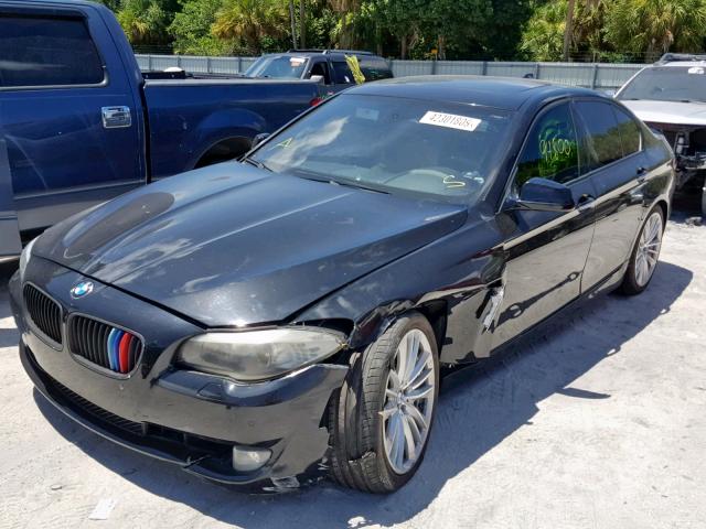 WBAFU9C58BC786428 - 2011 BMW 550 XI BLACK photo 2