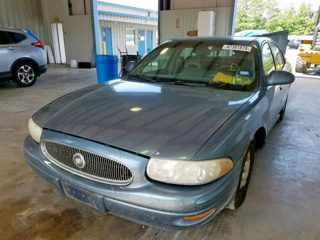 1G4HP54K114237142 - 2001 BUICK LESABRE CU BLUE photo 2