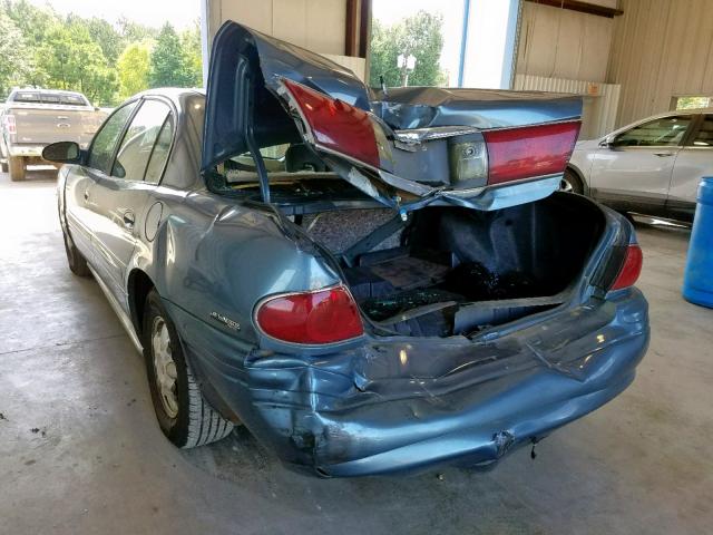 1G4HP54K114237142 - 2001 BUICK LESABRE CU BLUE photo 3