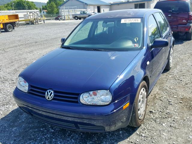 9BWFK61J934054270 - 2003 VOLKSWAGEN GOLF GL BLUE photo 2