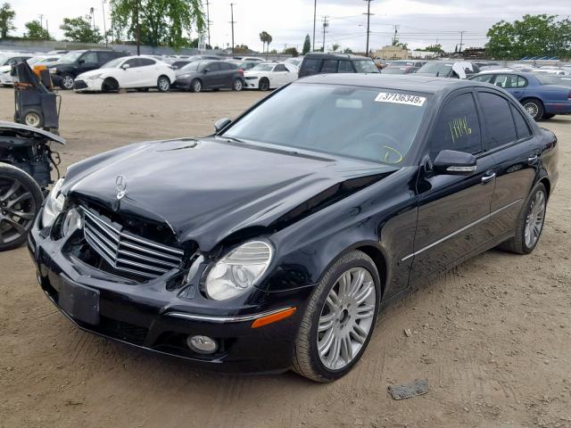 WDBUF56XX8B210170 - 2008 MERCEDES-BENZ E 350 BLACK photo 2