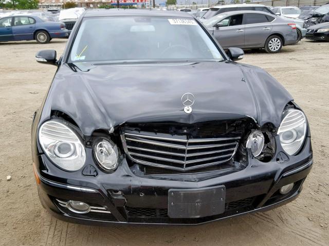 WDBUF56XX8B210170 - 2008 MERCEDES-BENZ E 350 BLACK photo 9