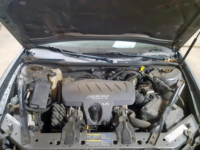 2G2WP522451317832 - 2005 PONTIAC GRAND PRIX GRAY photo 7