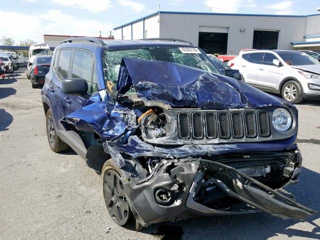 ZACCJBAB6JPH83262 - 2018 JEEP RENEGADE S BLUE photo 1