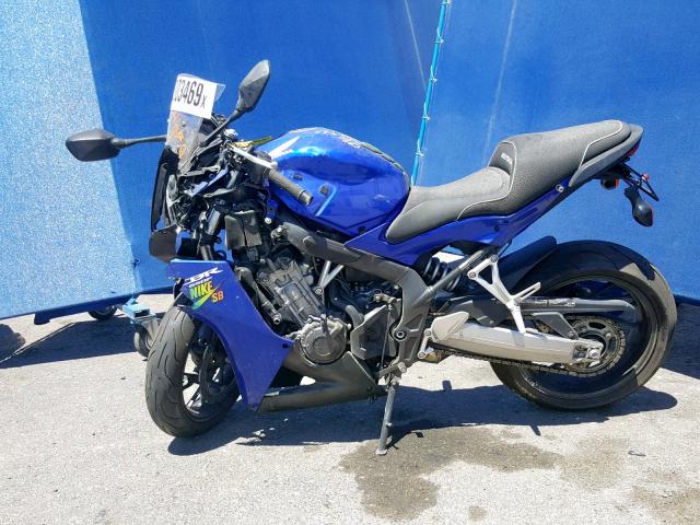 MLHRC7419E5000256 - 2014 HONDA CBR650 F BLUE photo 9