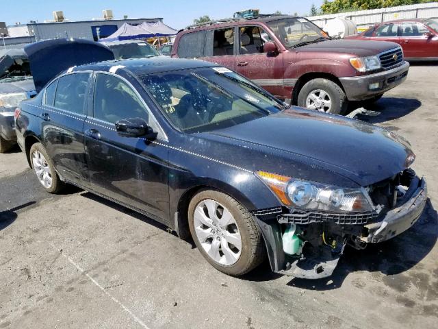 JHMCP26808C020839 - 2008 HONDA ACCORD EXL BLACK photo 1