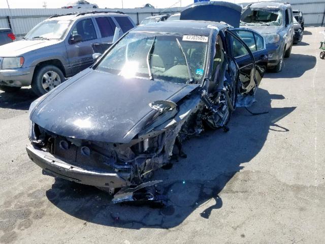 JHMCP26808C020839 - 2008 HONDA ACCORD EXL BLACK photo 2