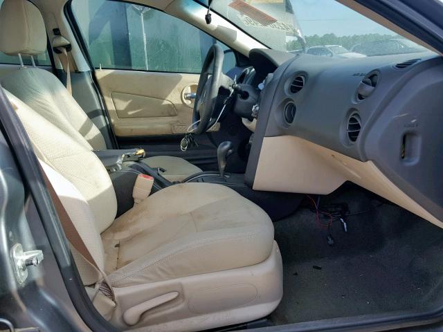 2G2WP522551187883 - 2005 PONTIAC GRAND PRIX GRAY photo 5