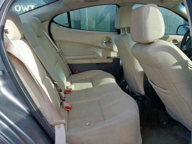 2G2WP522551187883 - 2005 PONTIAC GRAND PRIX GRAY photo 6