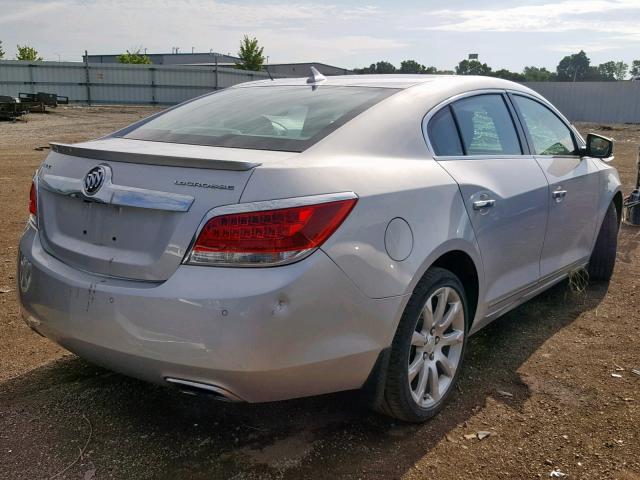 1G4GJ5G39CF324845 - 2012 BUICK LACROSSE T SILVER photo 4