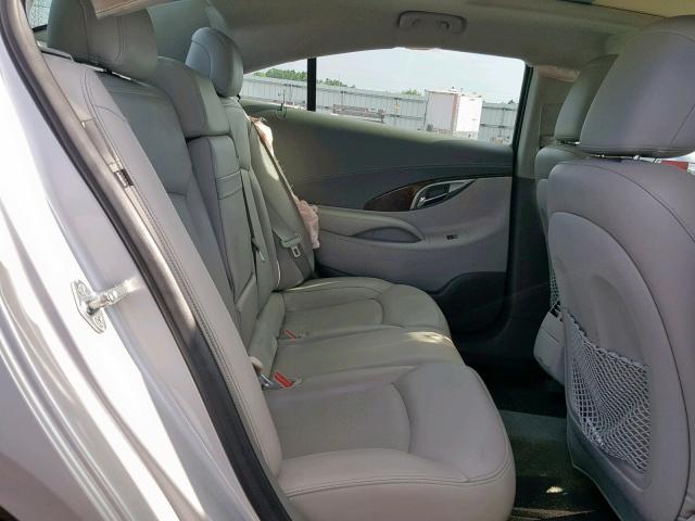 1G4GJ5G39CF324845 - 2012 BUICK LACROSSE T SILVER photo 6