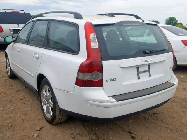 YV1MW382672271757 - 2007 VOLVO V50 2.4I WHITE photo 3