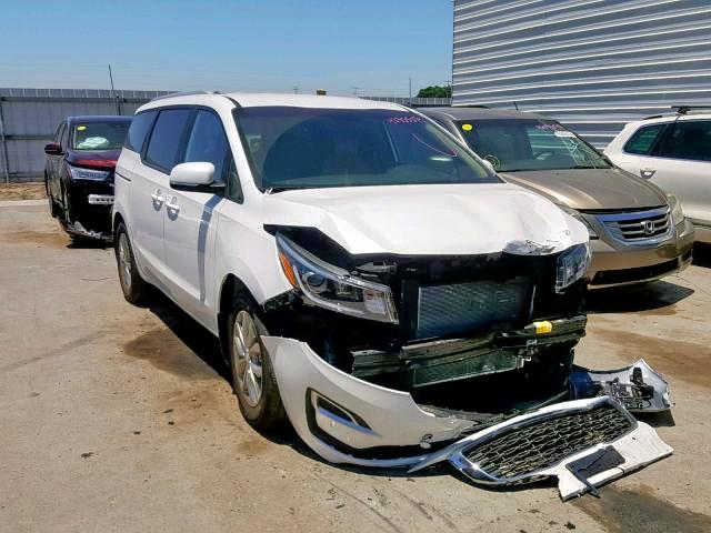 KNDMB5C14K6515712 - 2019 KIA SEDONA LX WHITE photo 1