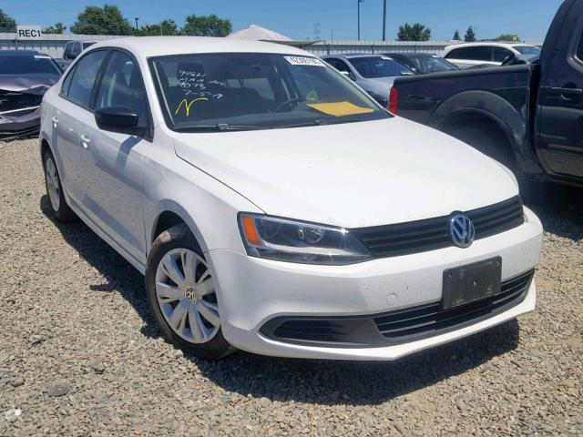 3VWLL7AJ9EM324750 - 2014 VOLKSWAGEN JETTA TDI WHITE photo 1