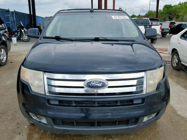 2FMDK38C88BB03457 - 2008 FORD EDGE SEL BLUE photo 9