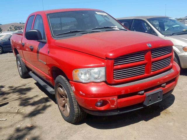 1D7HU18Z53J541453 - 2003 DODGE RAM 1500 S RED photo 1