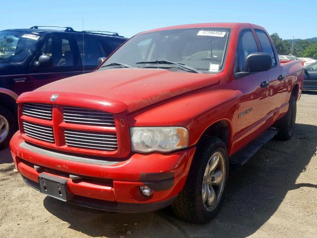 1D7HU18Z53J541453 - 2003 DODGE RAM 1500 S RED photo 2