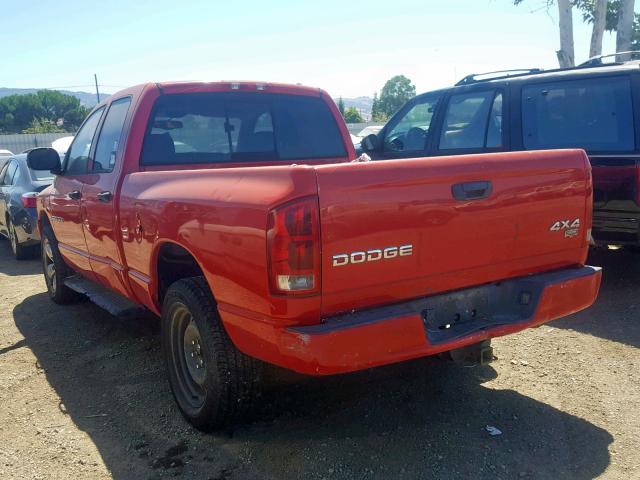 1D7HU18Z53J541453 - 2003 DODGE RAM 1500 S RED photo 3