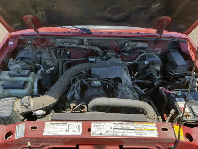 4F4YR16C2XTM34128 - 1999 MAZDA B2500 CAB MAROON photo 7