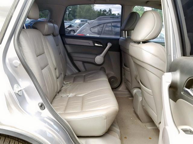 JHLRE48787C053316 - 2007 HONDA CR-V EXL SILVER photo 6