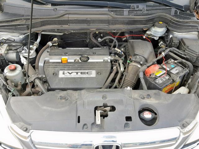 JHLRE48787C053316 - 2007 HONDA CR-V EXL SILVER photo 7