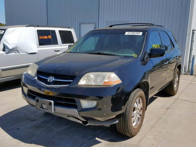 2HNYD18963H536106 - 2003 ACURA MDX TOURIN BLACK photo 2