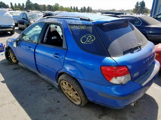 JF1GG29644H807745 - 2004 SUBARU IMPREZA WR BLUE photo 3