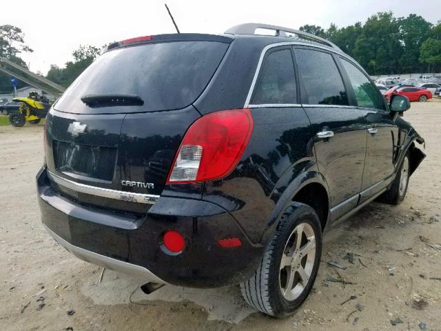 3GNAL3EK8ES524530 - 2014 CHEVROLET CAPTIVA LT BLACK photo 4