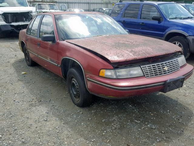 2G1WL54T6L1173901 - 1990 CHEVROLET LUMINA RED photo 1