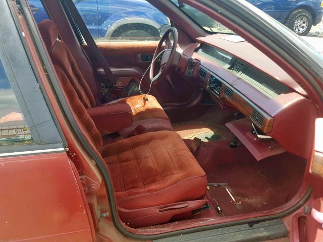 2G1WL54T6L1173901 - 1990 CHEVROLET LUMINA RED photo 5