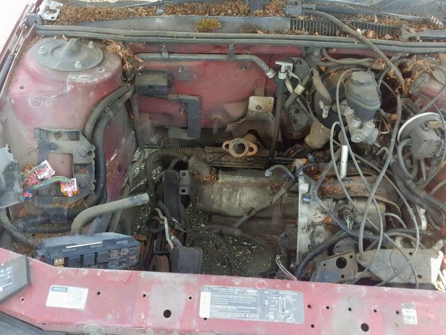 2G1WL54T6L1173901 - 1990 CHEVROLET LUMINA RED photo 7