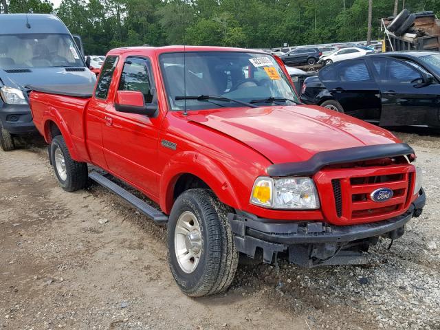 1FTKR1EE4BPA73536 - 2011 FORD RANGER SUP RED photo 1