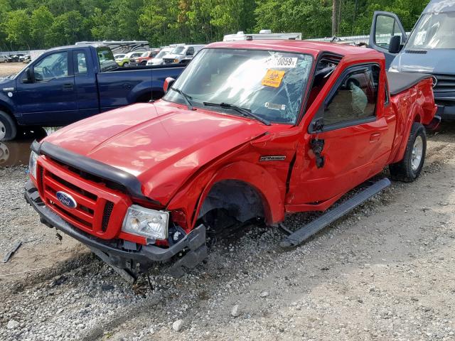 1FTKR1EE4BPA73536 - 2011 FORD RANGER SUP RED photo 2