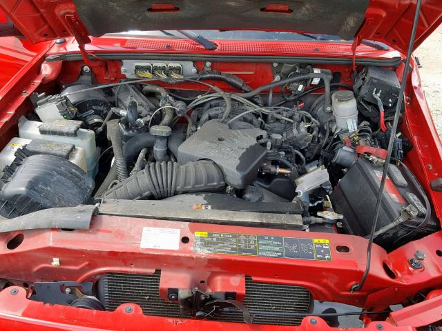 1FTKR1EE4BPA73536 - 2011 FORD RANGER SUP RED photo 7