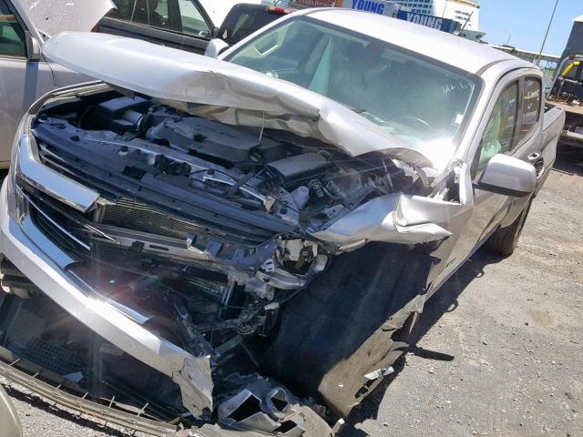 1GCGSCEN6K1106853 - 2019 CHEVROLET COLORADO L SILVER photo 2