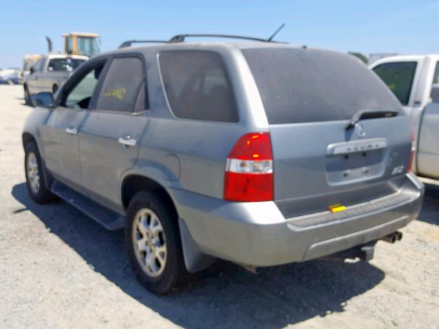 2HNYD18671H507572 - 2001 ACURA MDX TOURIN GRAY photo 3