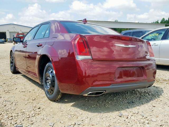 2C3CCABG5KH609379 - 2019 CHRYSLER 300 S RED photo 3