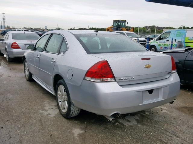 2G1WB5E39G1186875 - 2016 CHEVROLET IMPALA LIM SILVER photo 3