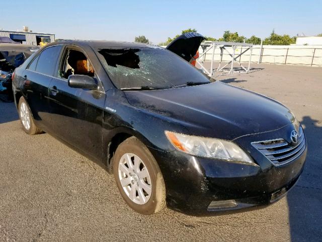 JTNBB46K693051819 - 2009 TOYOTA CAMRY HYBR BLACK photo 1