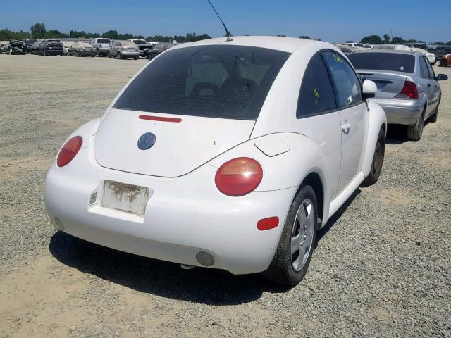 3VWBA21C4YM405195 - 2000 VOLKSWAGEN NEW BEETLE თეთრი ფოტო 4