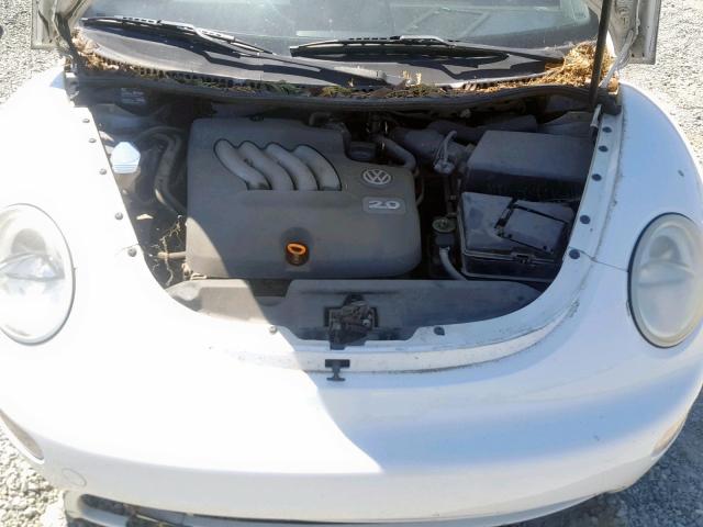 3VWBA21C4YM405195 - 2000 VOLKSWAGEN NEW BEETLE თეთრი ფოტო 7