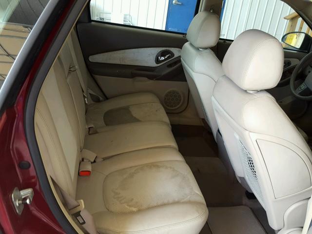 1G1ZU64865F330396 - 2005 CHEVROLET MALIBU MAX მუქწითელი ფოტო 6