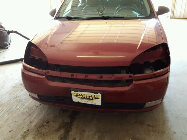 1G1ZU64865F330396 - 2005 CHEVROLET MALIBU MAX მუქწითელი ფოტო 9