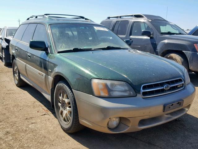 4S3BH896117637026 - 2001 SUBARU LEGACY OUT GREEN photo 1