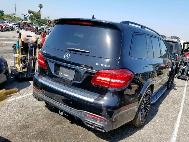 4JGDF7FE4JB161481 - 2018 MERCEDES-BENZ GLS 63 AMG BLACK photo 4