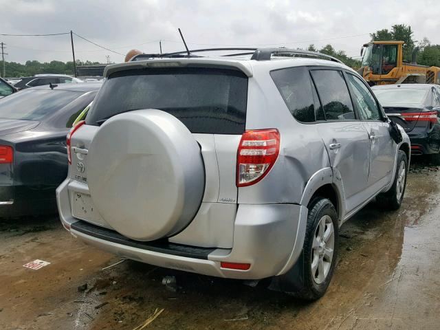 2T3DK4DV6BW055818 - 2011 TOYOTA RAV4 LIMIT SILVER photo 4