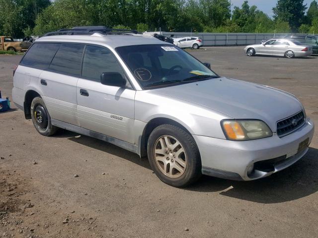 4S3BH675447625262 - 2004 SUBARU LEGACY OUT SILVER photo 1