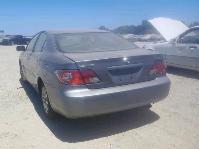 JTHBF30G025014569 - 2002 LEXUS ES 300 GRAY photo 3